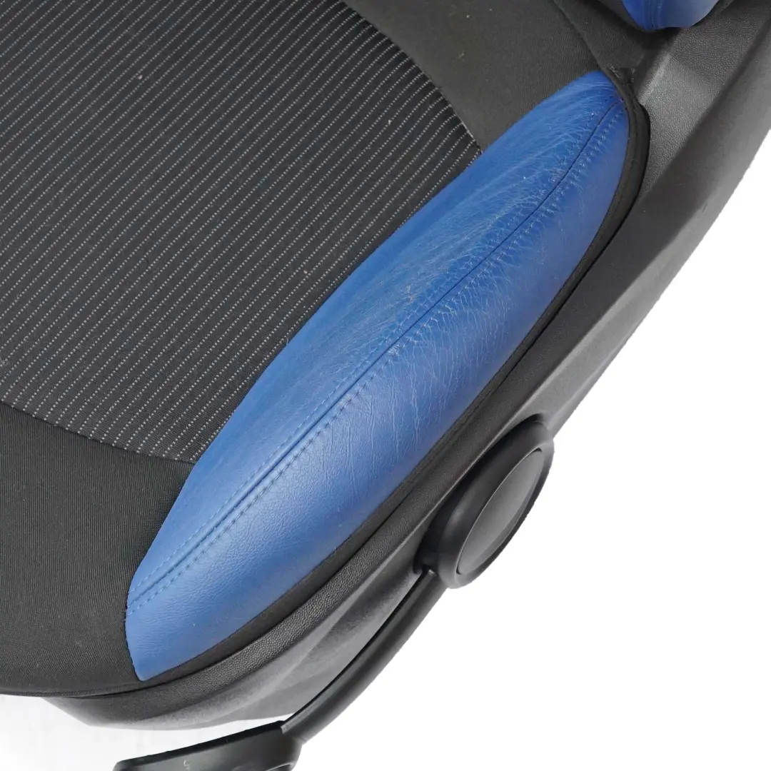 Mini R56 R57 Izquierdo Sport Medio Cuero Negro Interior Pacific-Blue Asiento 