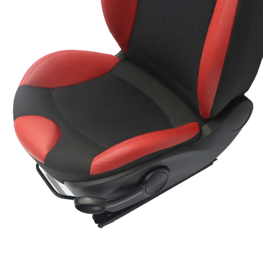 Mini Cooper R56 Sport Tela / Cuero Rojo Asiento Delantero Izquierdo Calefactado