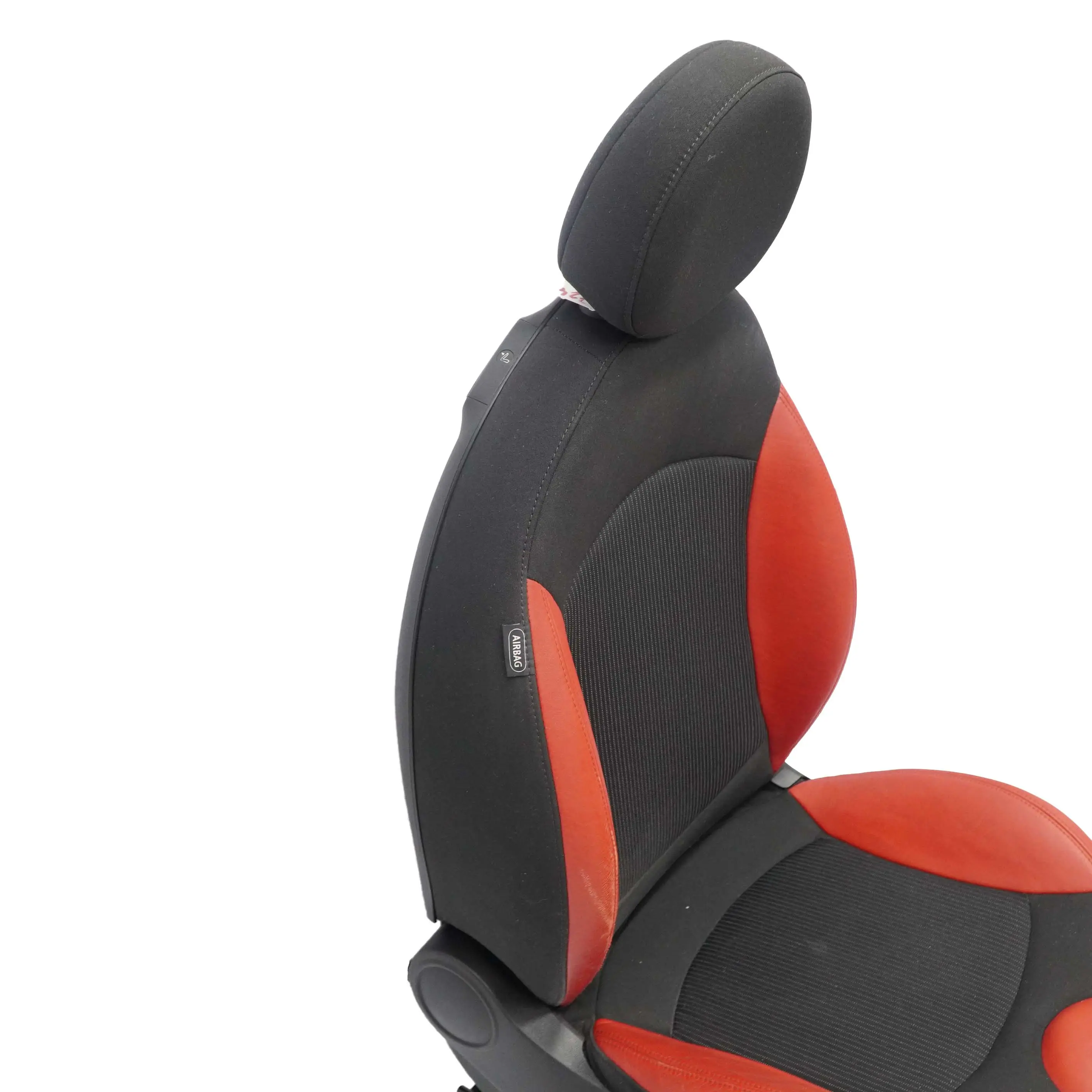 Mini Cooper One R55 R56 Sport Tela / Cuero Rojo Asiento Delantero Derecho 