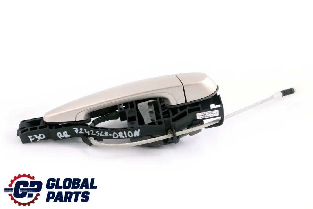 BMW 3 Series F30 F31 Door Handle Rear Right O/S Orionsilber Silver Metallic A92