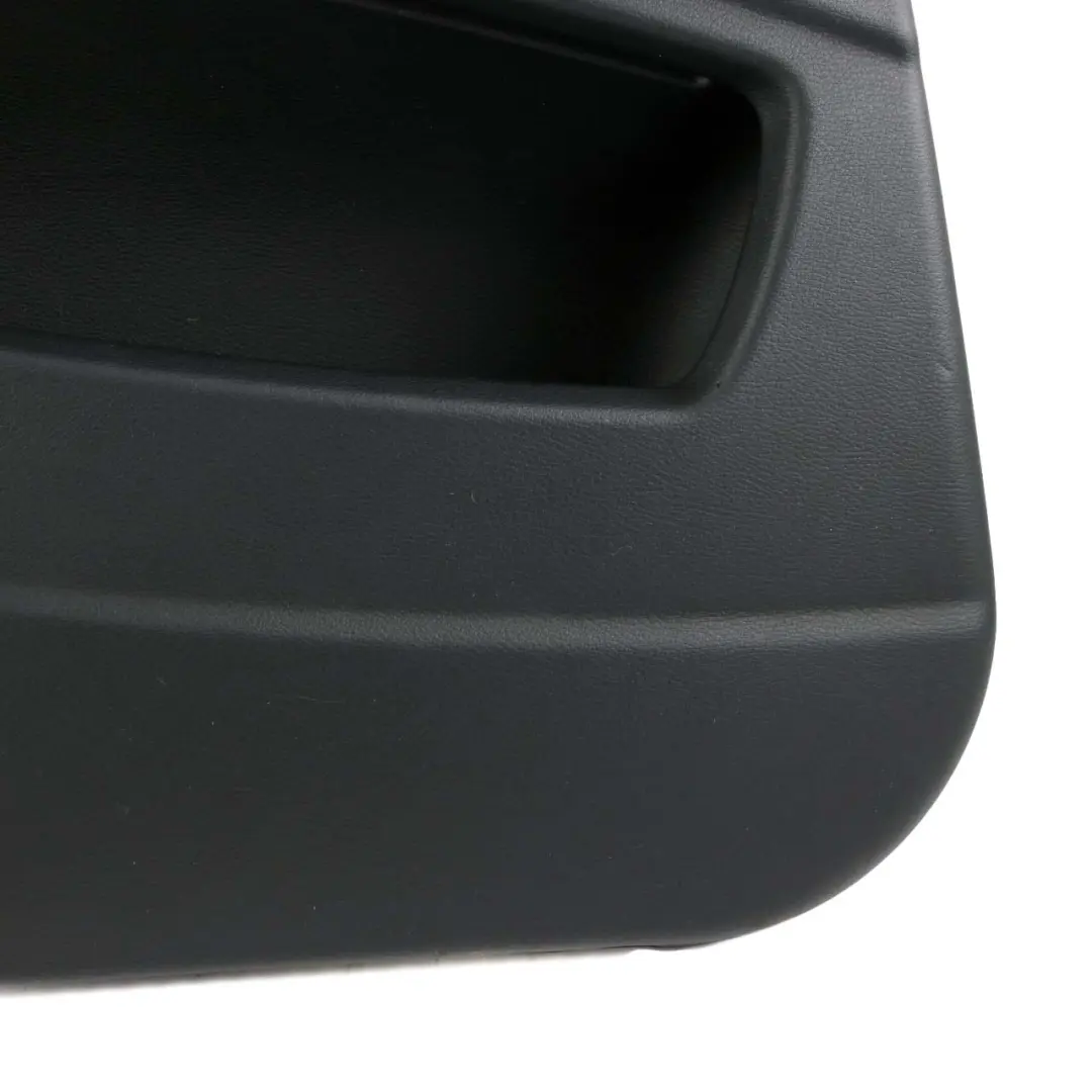 BMW X5 E70 Tarjeta Puerta Trasera Izquierda Forro Embellecedor Panel Cuero Negro