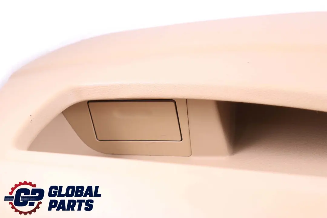 BMW X5 Series E70 Beige Leather Rear Left N/S Door Card Trim Panel 7244417