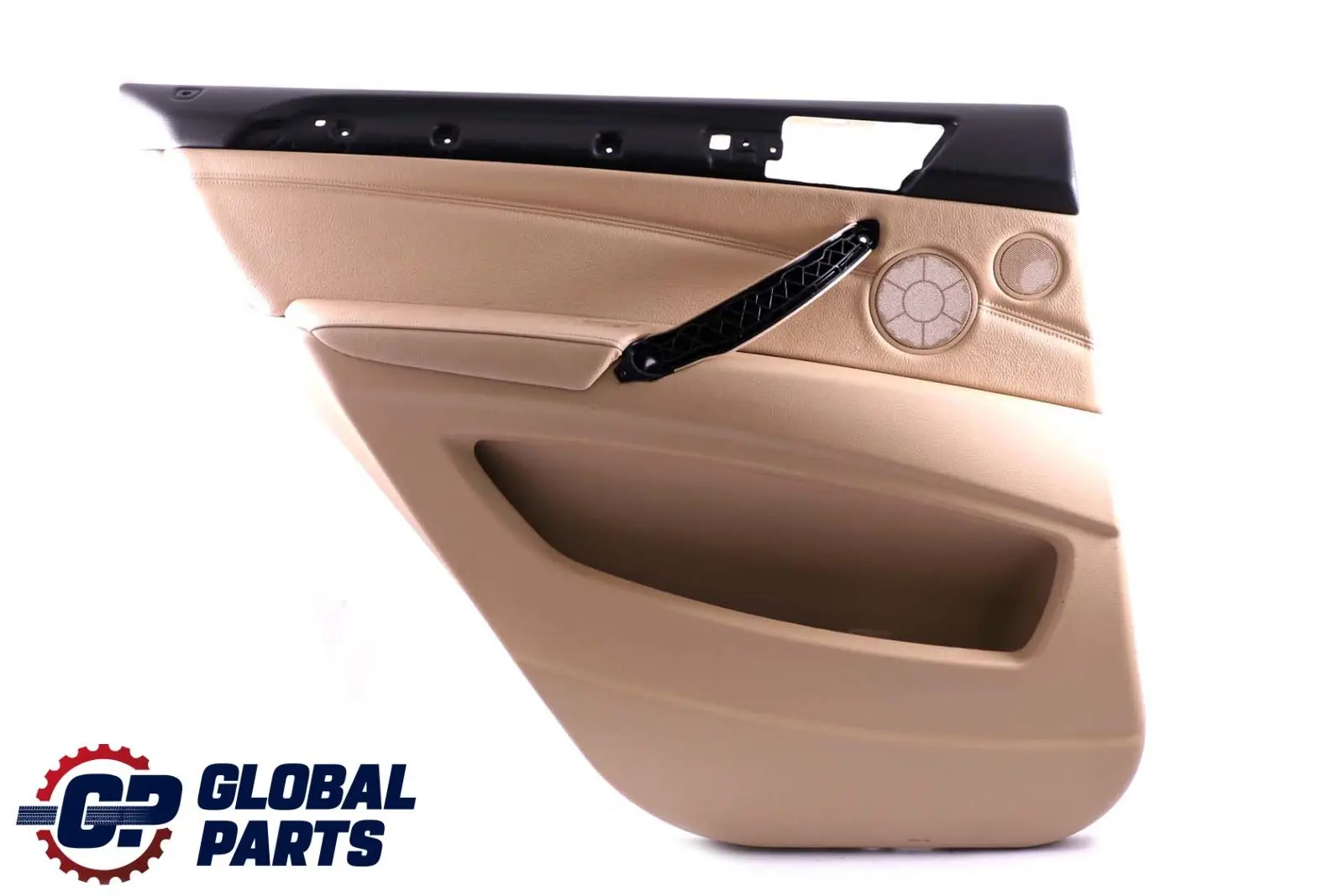 BMW X5 Series E70 Beige Leather Rear Left N/S Door Card Trim Panel 7244417