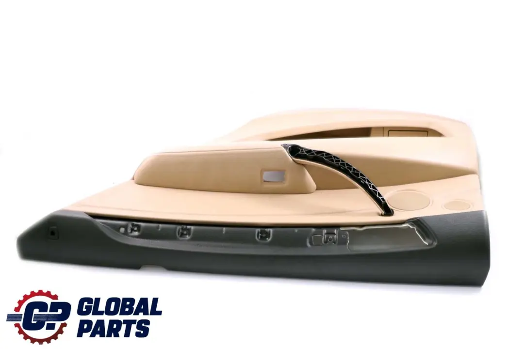 BMW E70 Beige Cuero Trasero Derecho O / S Panel De La tarjeta De puerta 7244418