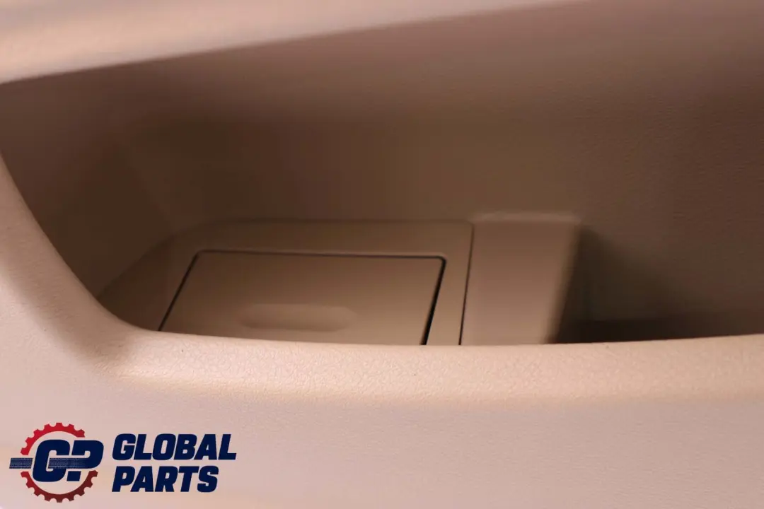 BMW E70 Beige Cuero Trasero Derecho O / S Panel De La tarjeta De puerta 7244418