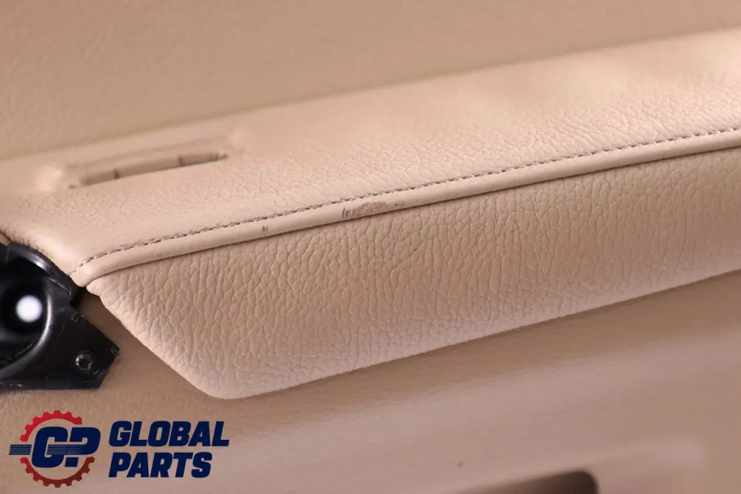 BMW E70 Beige Cuero Trasero Derecho O / S Panel De La tarjeta De puerta 7244418