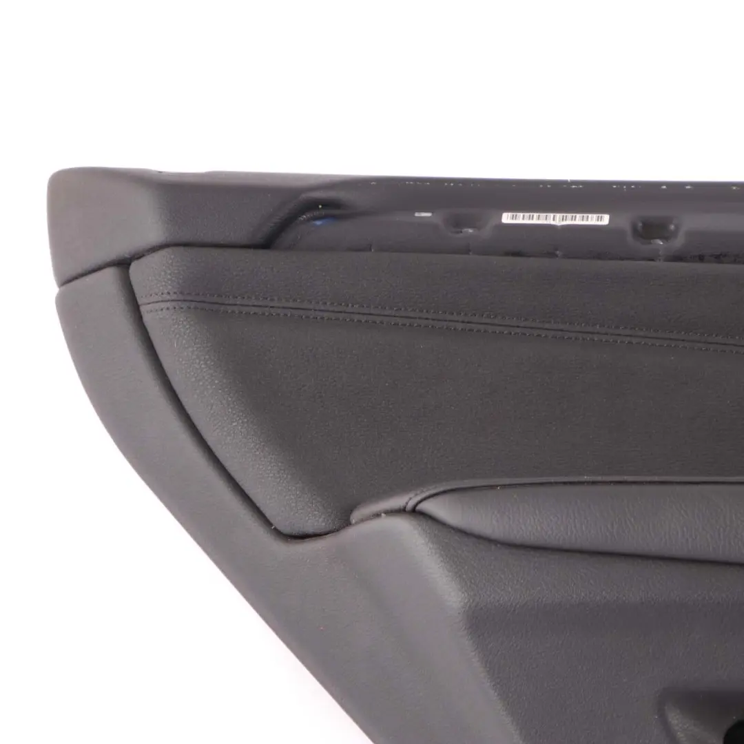 BMW X5 E70 Door Card Rear Left N/S HiFi Lining Trim Panel Black Leather 7244447