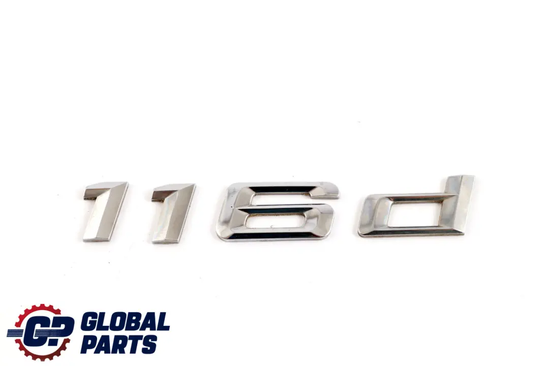 BMW E81 E87 LCI F20 F21 LCI Emblema Adherido Trasero 116d Diesel