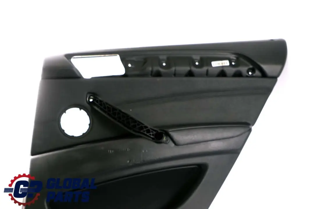 BMW X6 Series E71 Black Leather Rear Right O/S Door Card Trim Panel 7244798