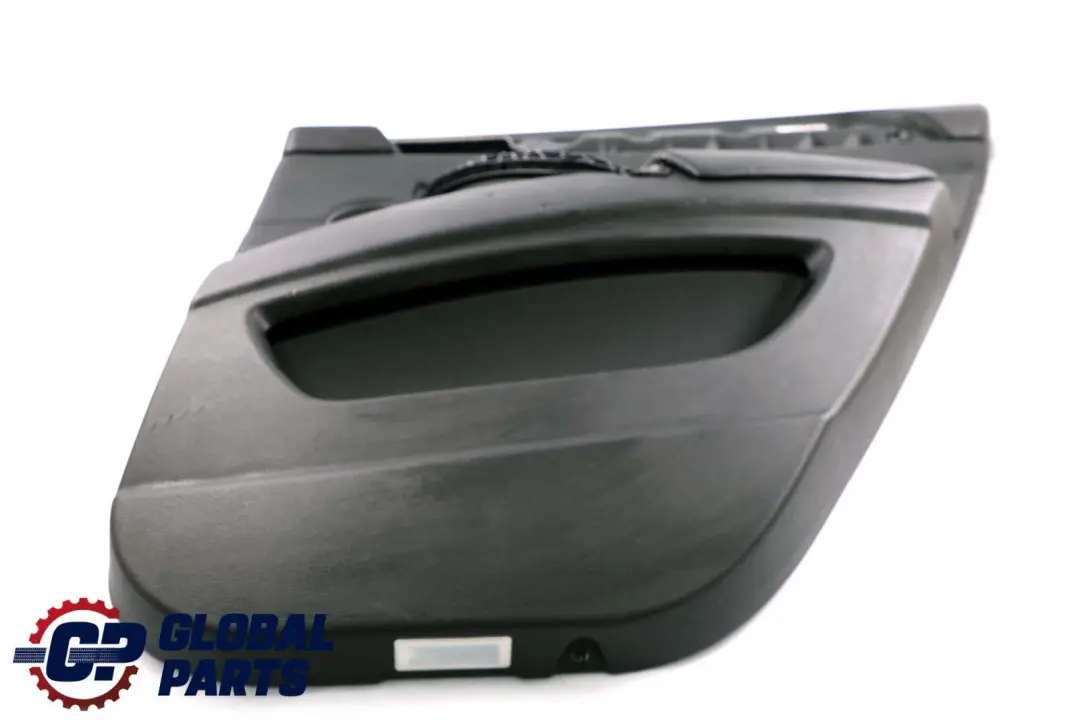 BMW X6 Series E71 Black Leather Rear Right O/S Door Card Trim Panel 7244798