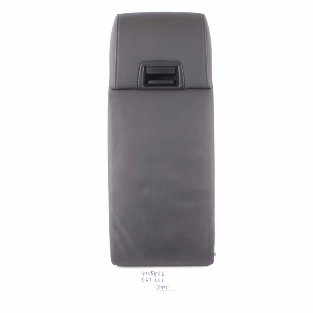 BMW E61 Rear Seat Armrest Centre Backrest Storage Tray Dakota Black 7245856