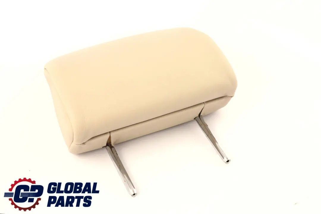 BMW E93 Convertible Rear Seat Cream Beige Leather Headrest