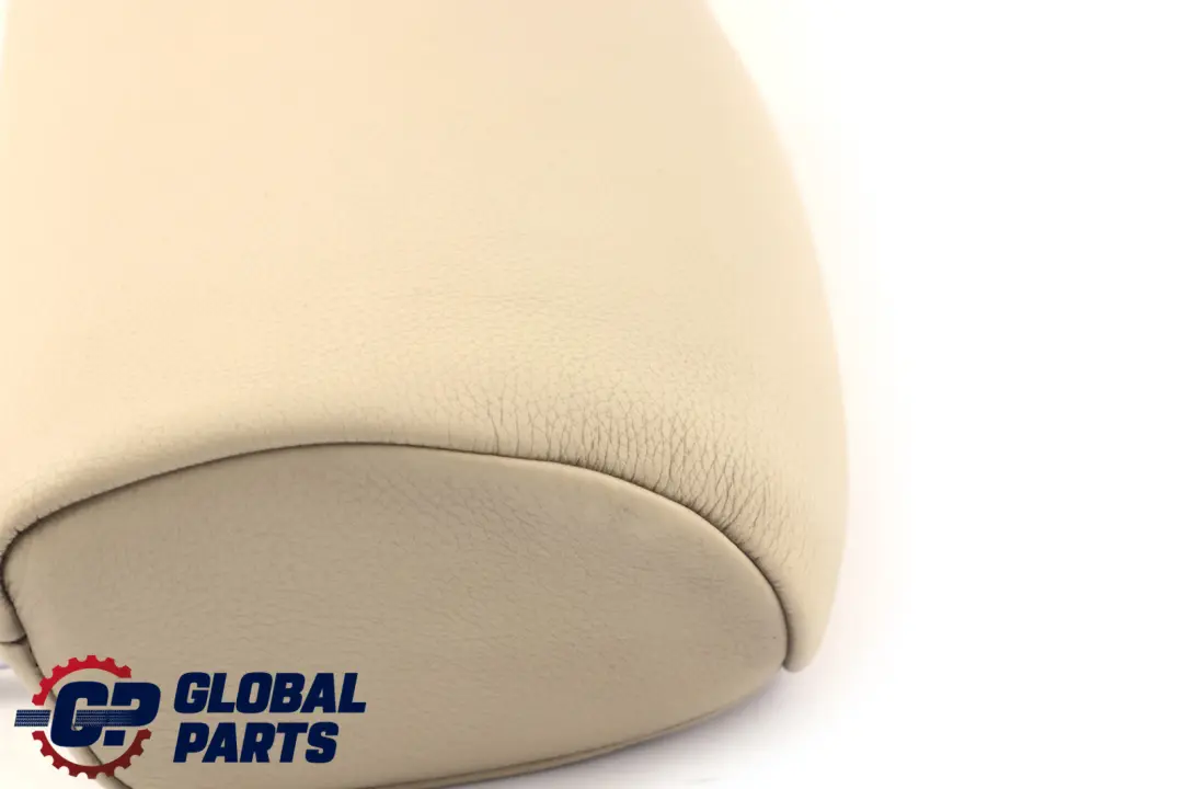 BMW E93 Convertible Rear Seat Cream Beige Leather Headrest