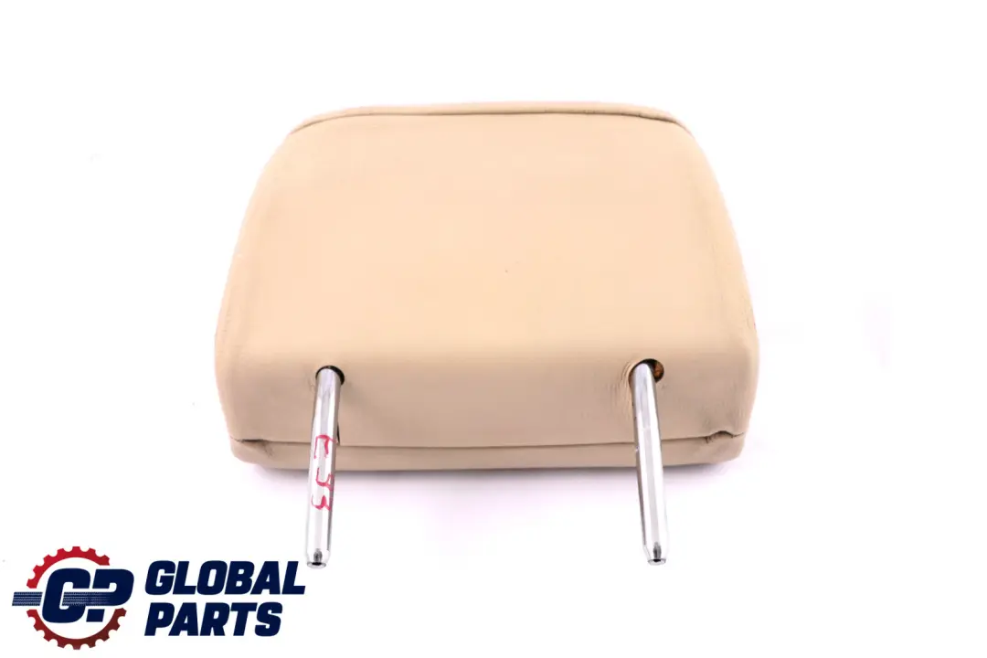 BMW E93 Convertible Rear Seat Cream Beige Leather Headrest