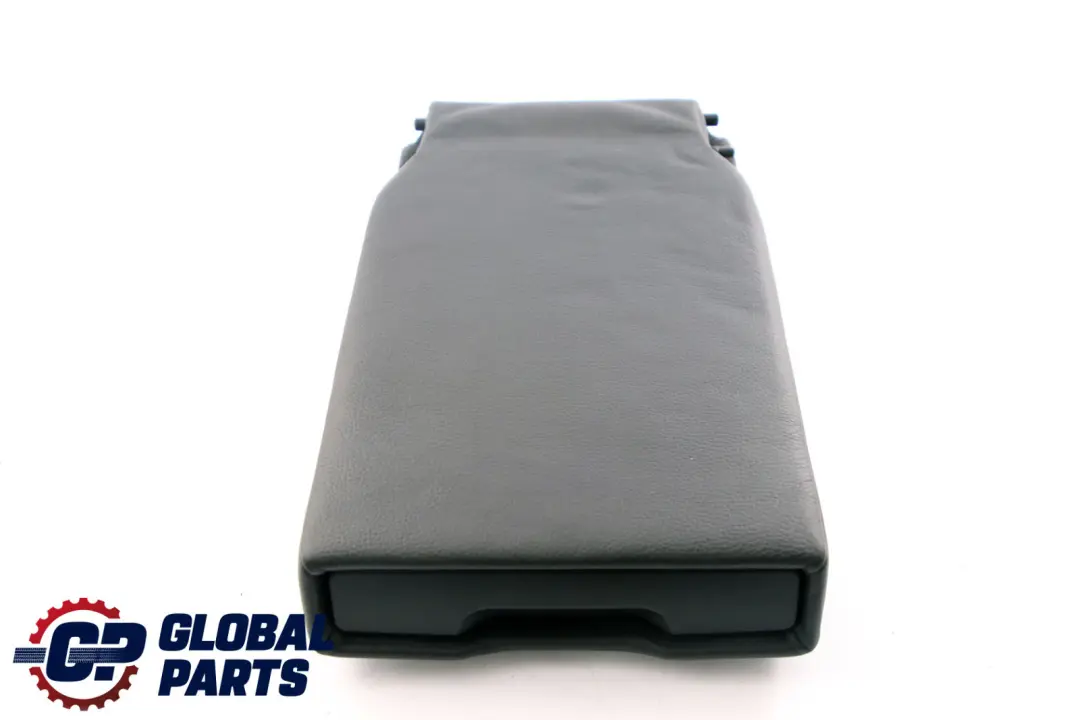 BMW E90 E91 E92 Asiento Trasero Apoyabrazos Medio Cuero Negro 7246449