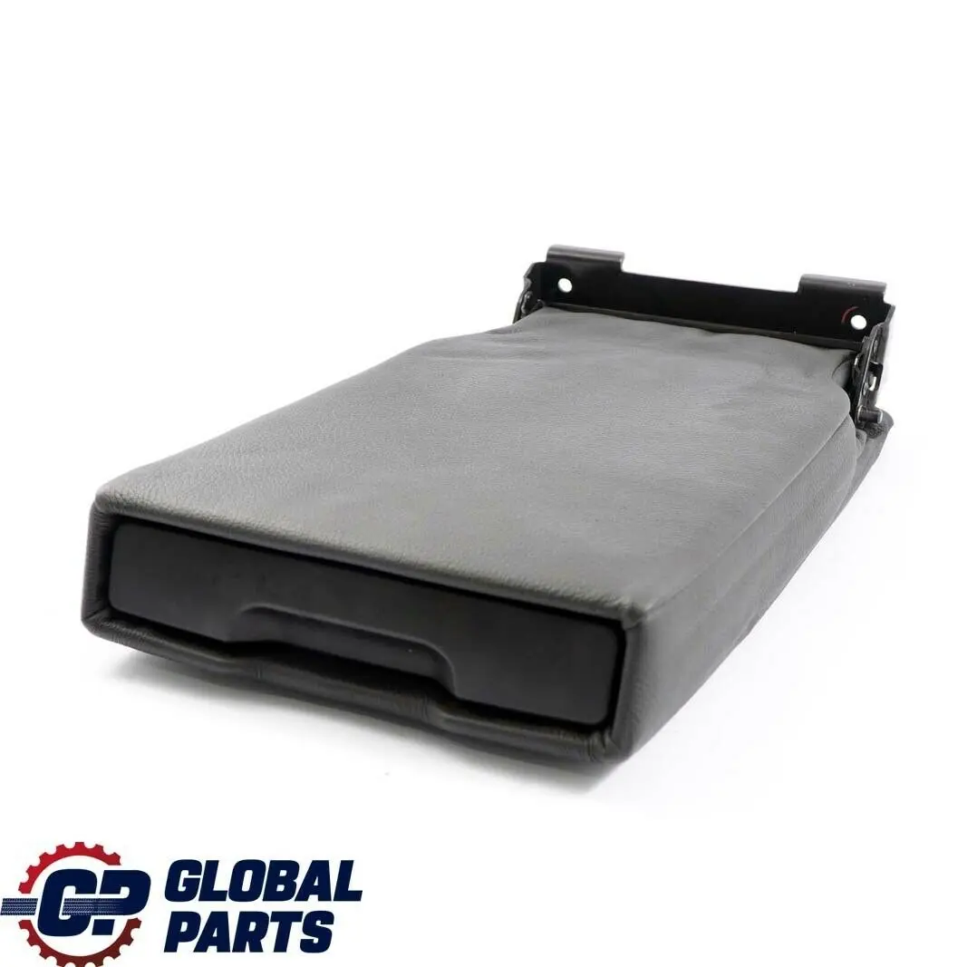 BMW E90 E91 E92 Asiento Trasero Apoyabrazos Medio Cuero Negro 7246449