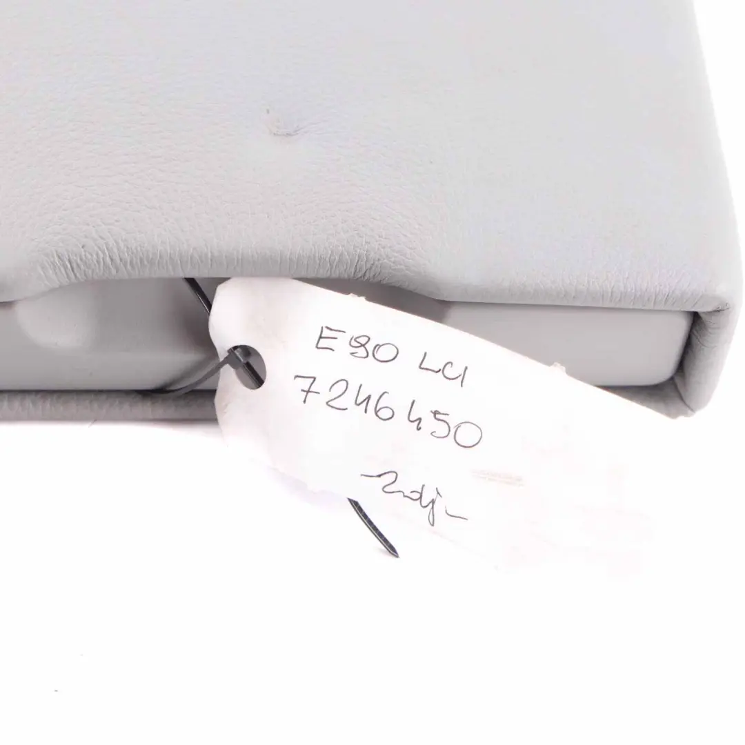 Rear Seat Armrest BMW E90 LCI E91 Middle Arm Rest Leather Grey 7246450