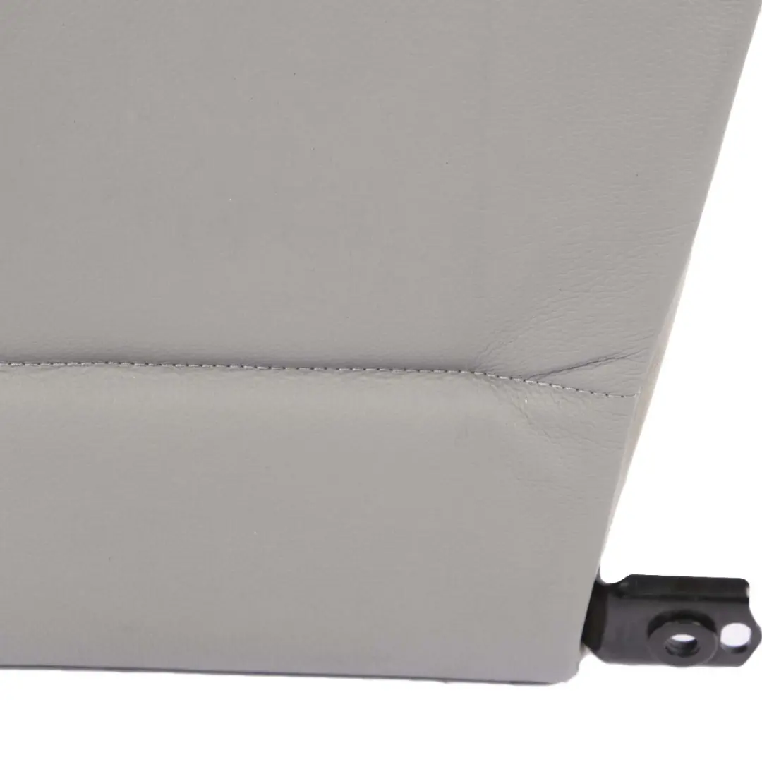 Rear Seat Backrest BMW E90 LCI Left N/S Covering Grey Leather Ski Bag