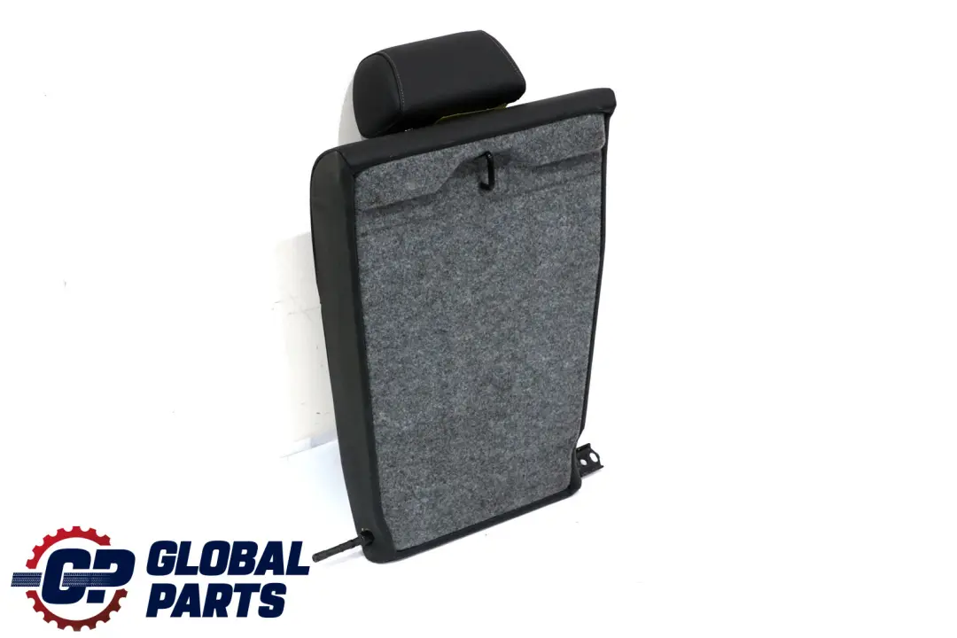 BMW E90 LCI Asiento Trasero Derecho Funda Respaldo Cuero Negro 7246520