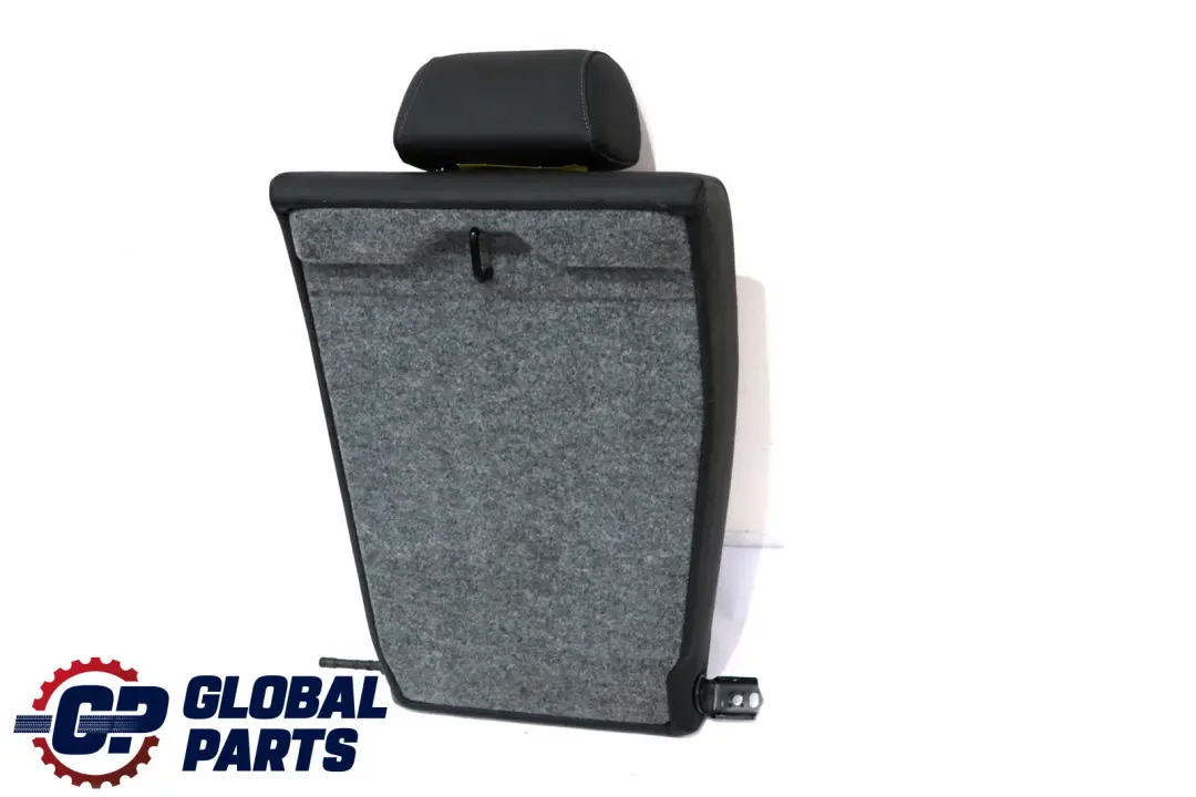 BMW E90 LCI Asiento Trasero Derecho Funda Respaldo Cuero Negro 7246520