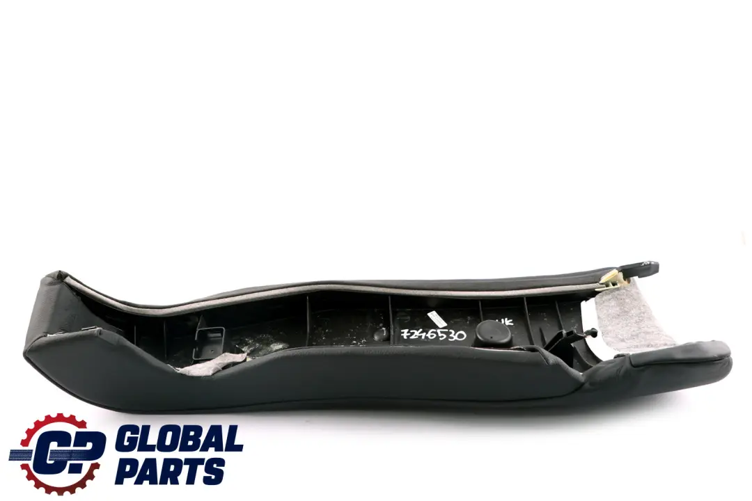 BMW E90 LCI Lateral Recubrimiento Panel Trasero Derecho Asiento Cuero Negro