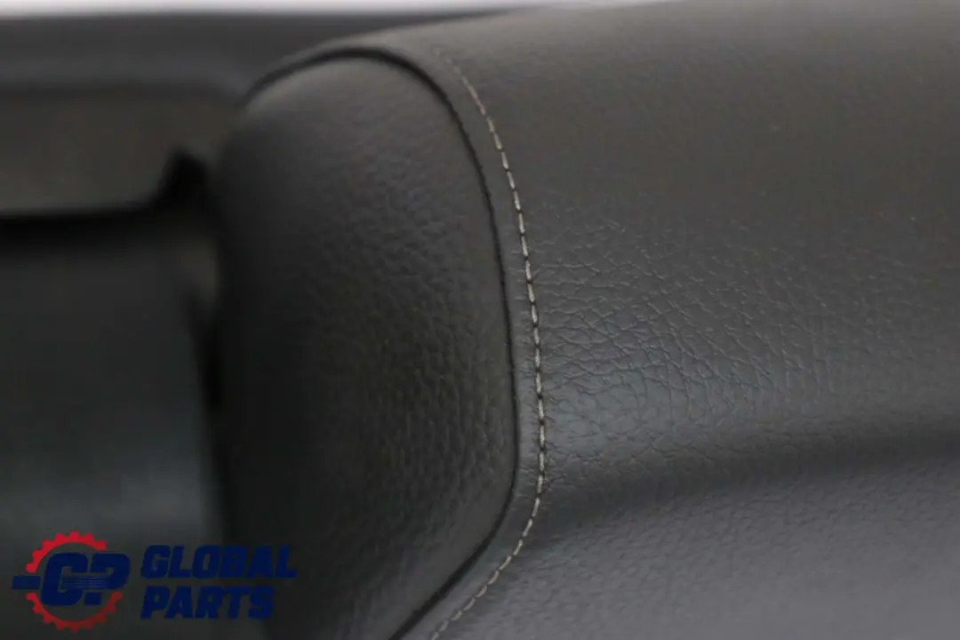 BMW E91 LCI Touring Respaldo Asiento Trasero Izquierdo Cuero Dakota Negro