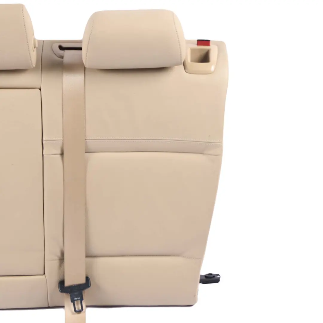 BMW E91 Touring Respaldo Asiento Trasero  Izquierdo Funda Cuero Dakota Beige