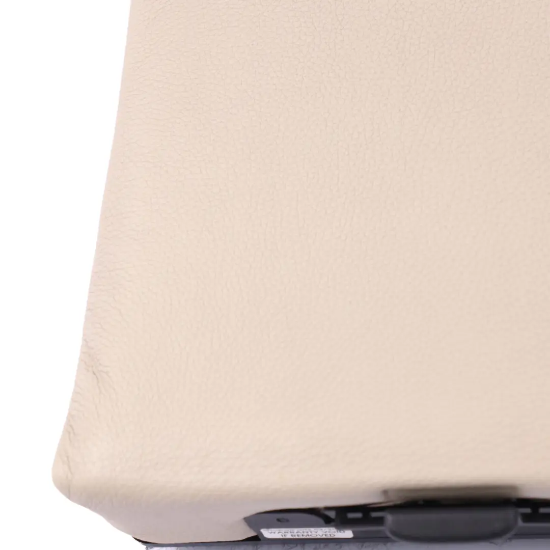 BMW E93 Armrest Cover Rear Seat Arm Rest Centre Leather Cream Beige 