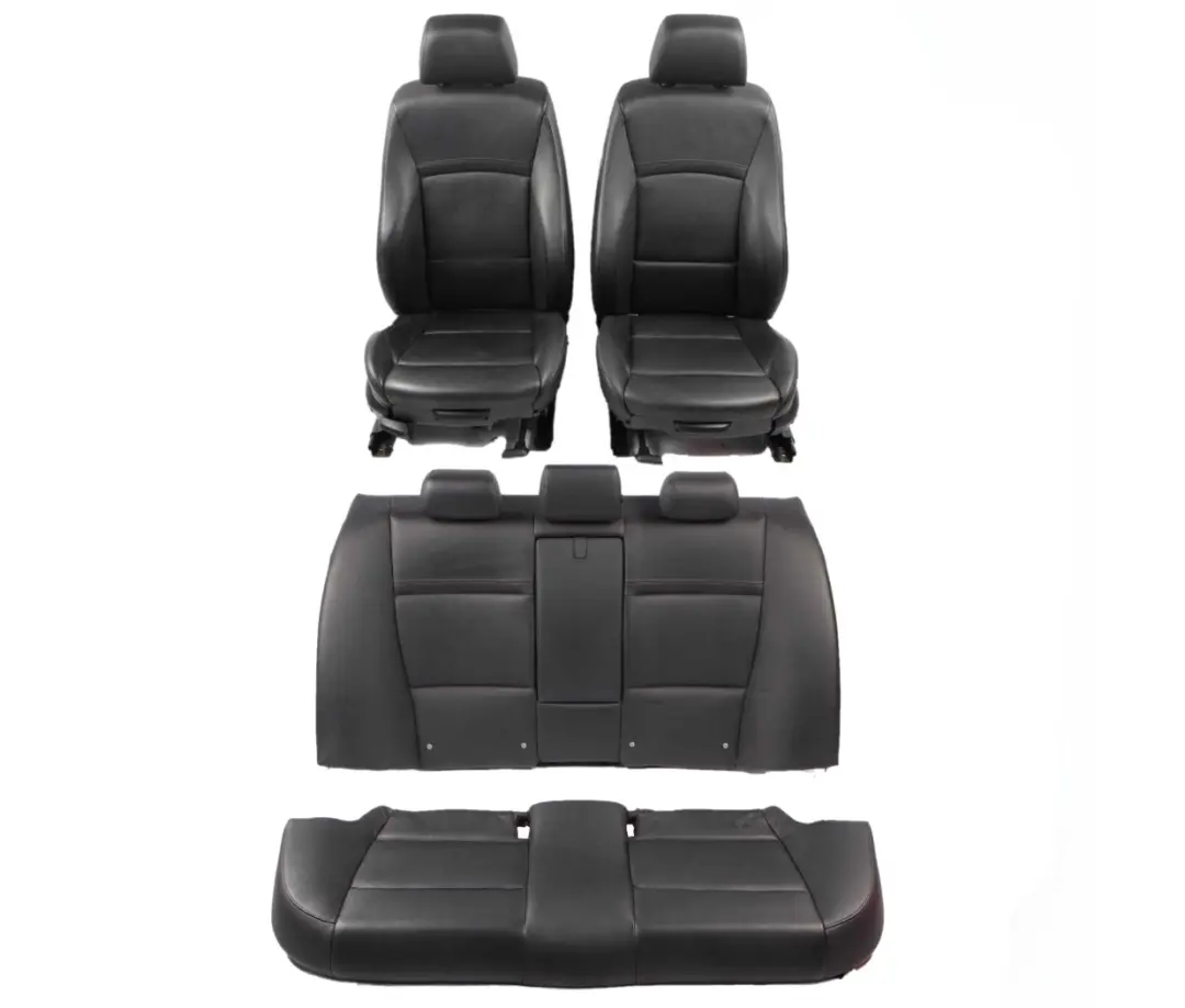 Leather Seats BMW E90 LCI Saloon M Sport Black Interior Front Rear Seat