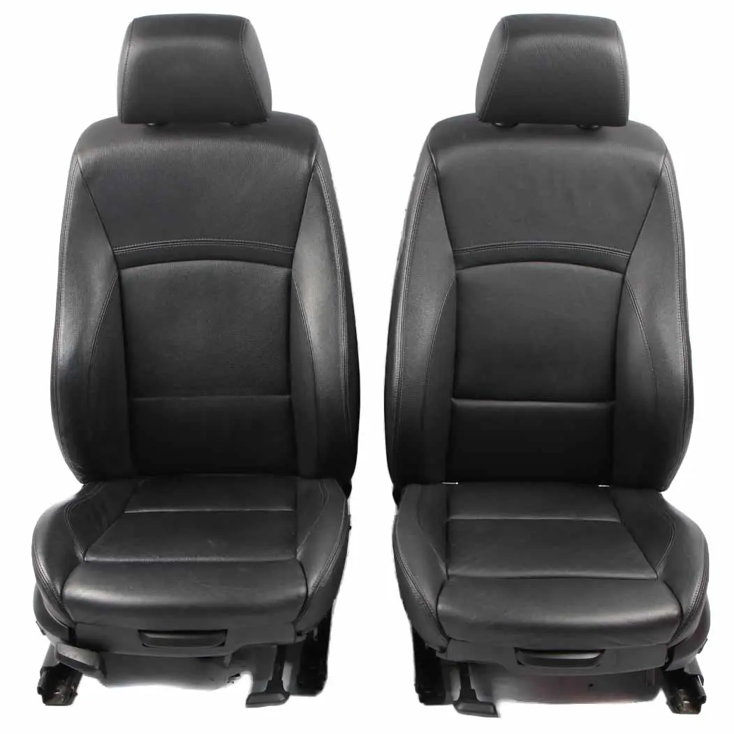 Leather Seats BMW E90 LCI Saloon M Sport Black Interior Front Rear Seat