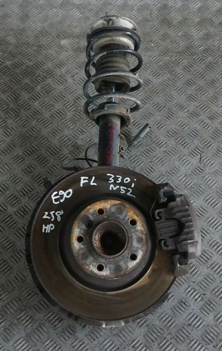 BMW E90 330i N52 Frente Izquierda  Spring Strut Brake Suspension Pierna