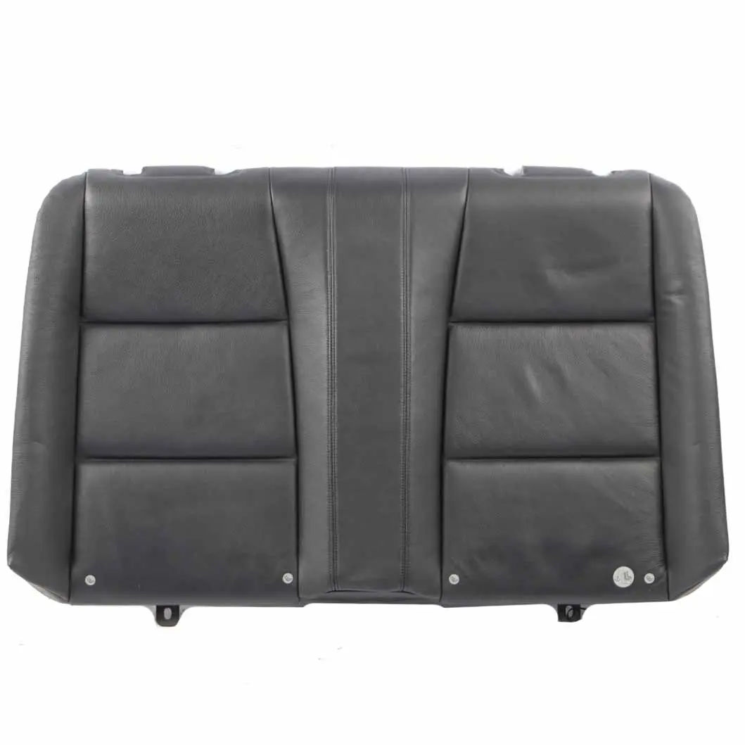 BMW E88 Convertible Funda Asiento Trasero Respaldo Cuero Boston Negro 7247181