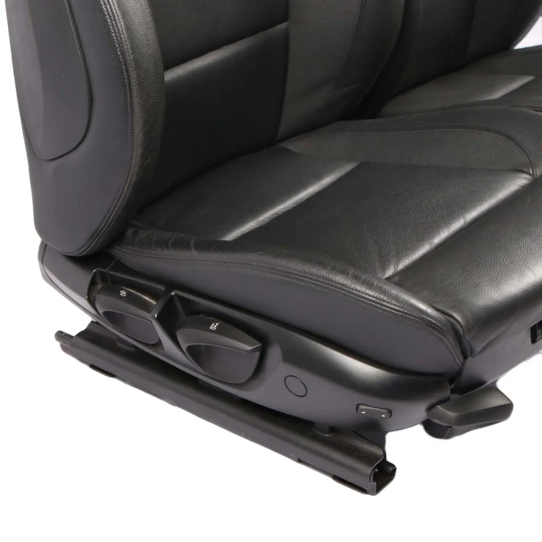 BMW E81 Leather Seats M Sport Black Front Rear Seat Sofa Bench with Door Cards