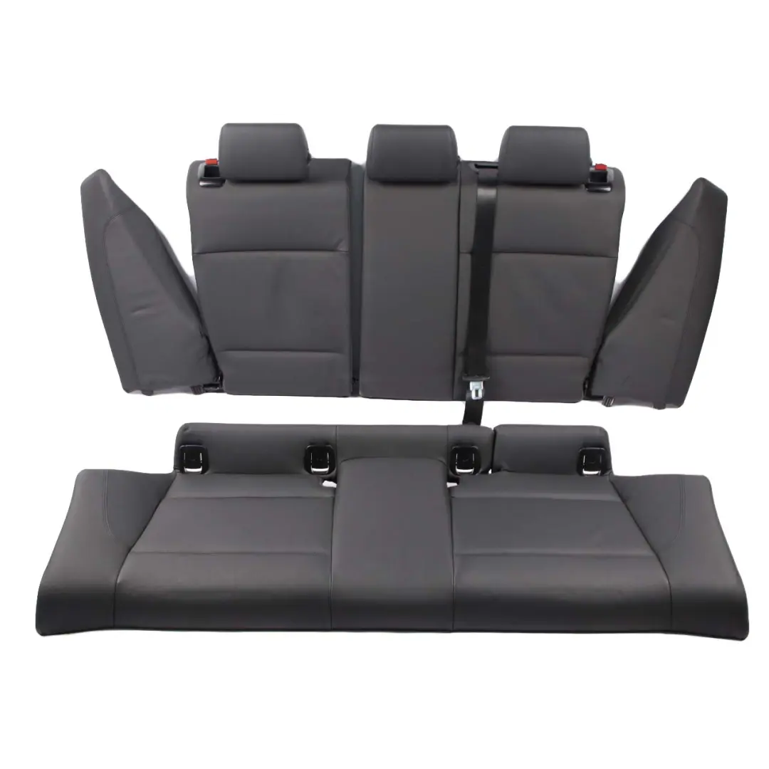 BMW E81 Leather Seats M Sport Black Front Rear Seat Sofa Bench with Door Cards