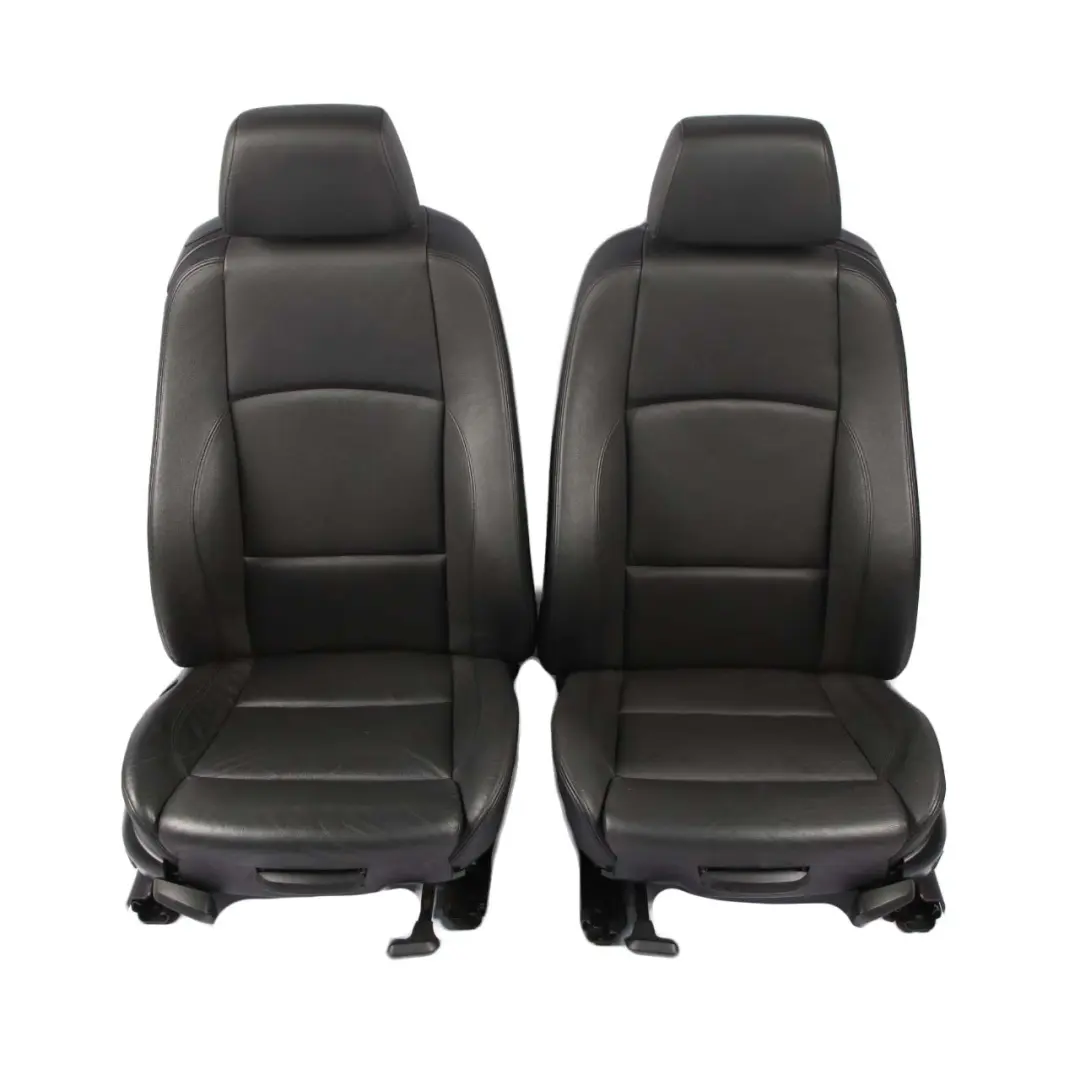 BMW E81 Leather Seats M Sport Black Front Rear Seat Sofa Bench with Door Cards