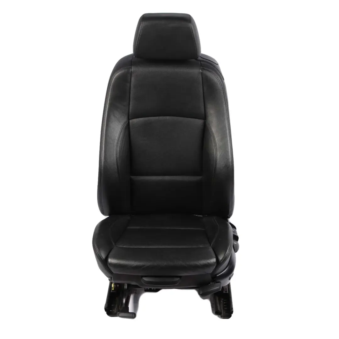 Front Seat BMW E81 E82 Left N/S M Sport Black Schwarz Leather Boston 