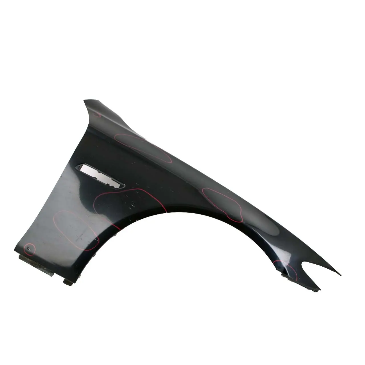 BMW 5 F10 F11 Front Right Wing Fender Side Panel O/S Black Sapphire - 475