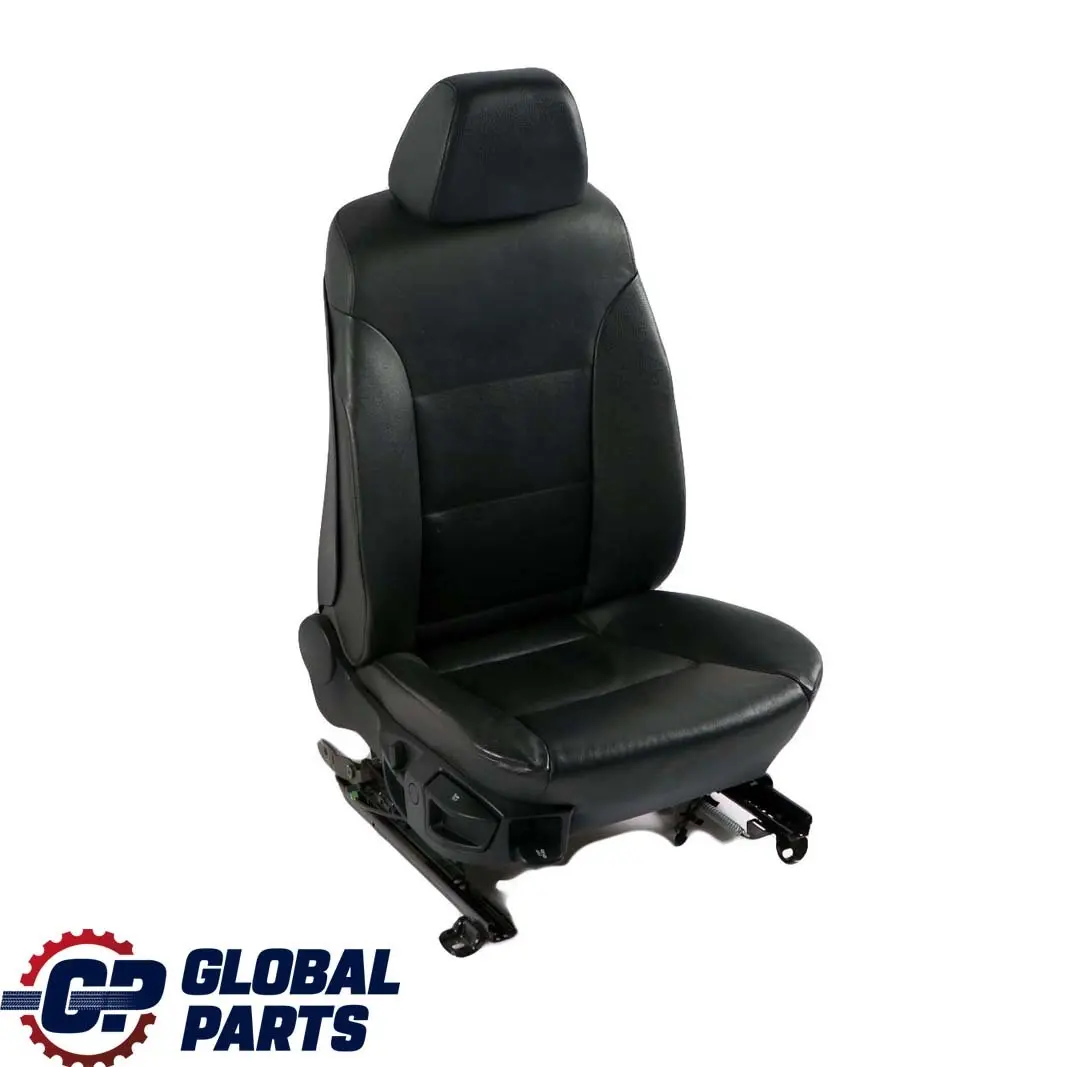 BMW 5 Series E60 E61 Black Leather Dakota Front Right O/S Seat Driver Side