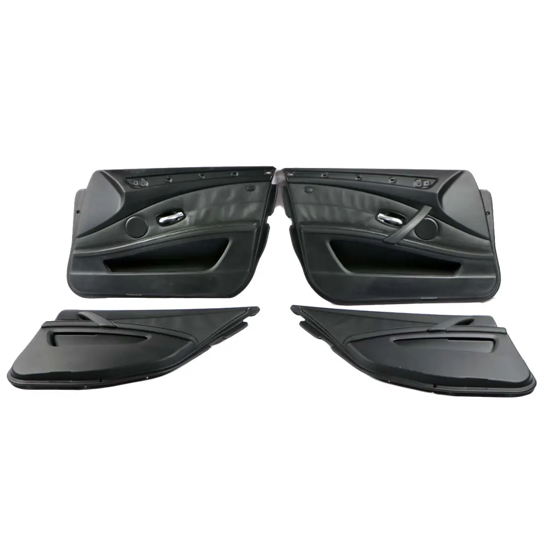 BMW 5 Series E60 LCI Sport Black Leather Interior Seats With Door Cards Memory