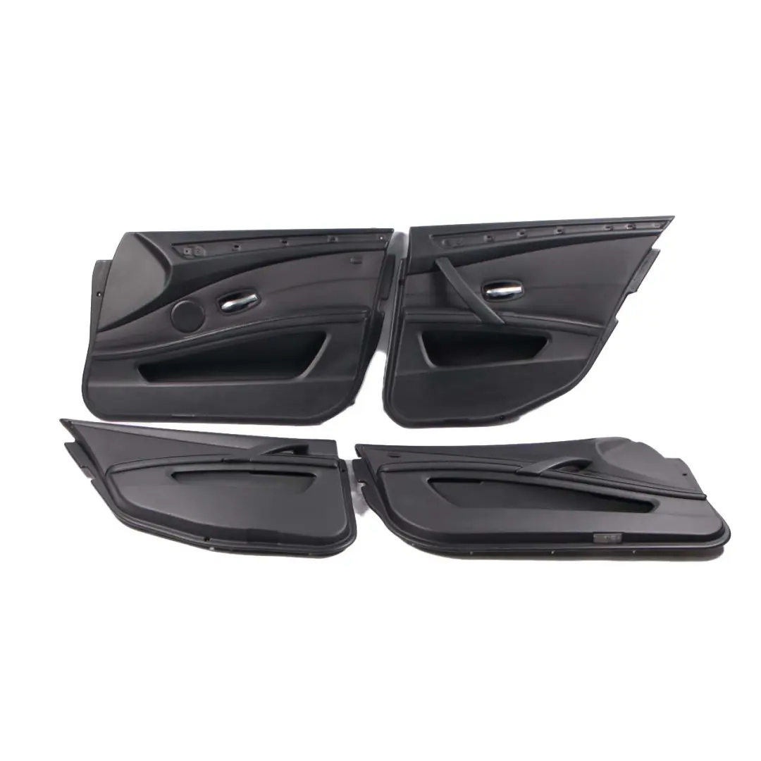 Seats Leather BMW E60 LCI Sport Black Interior Front Rear Seat With Door Cards