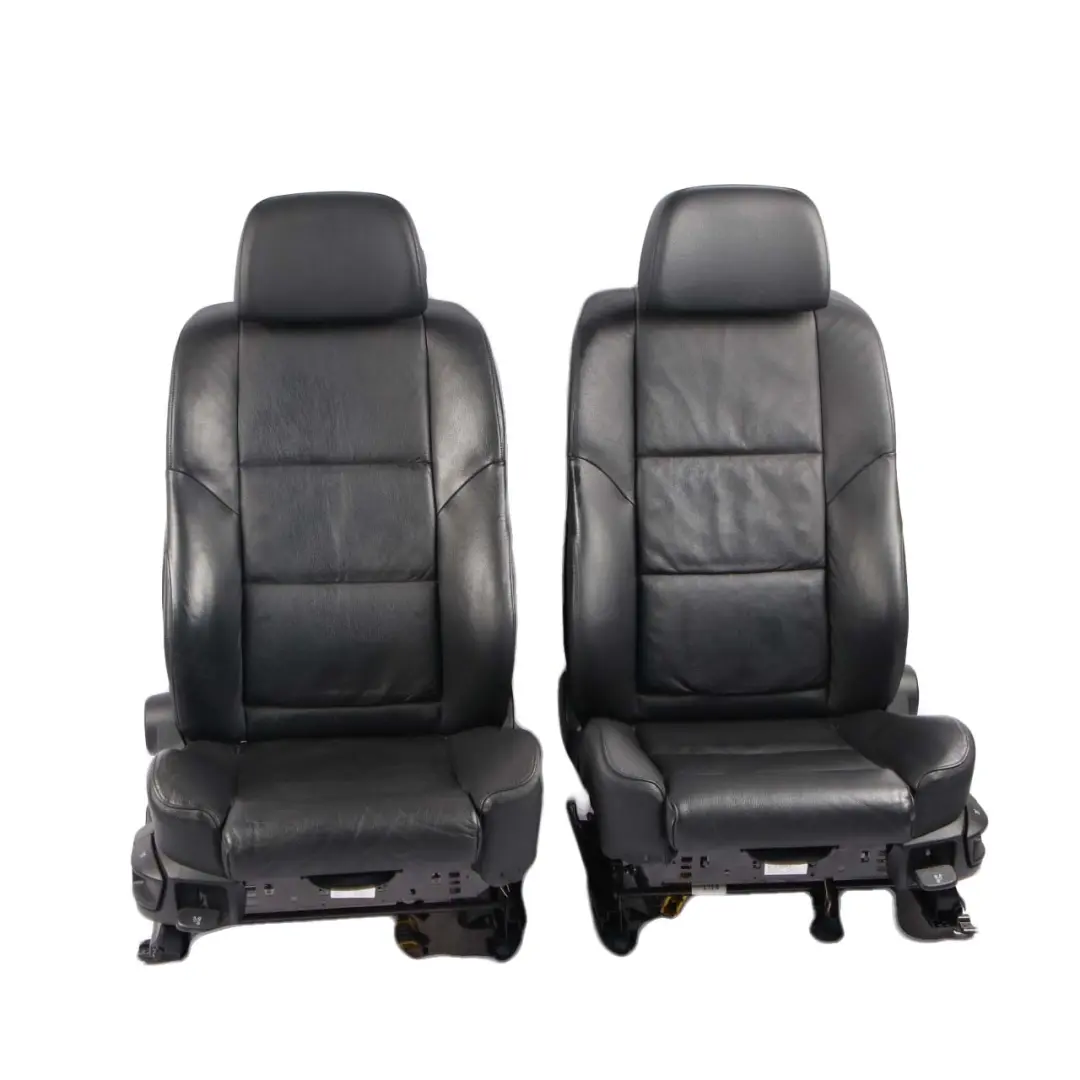 Seats Leather BMW E60 LCI Sport Black Interior Front Rear Seat With Door Cards