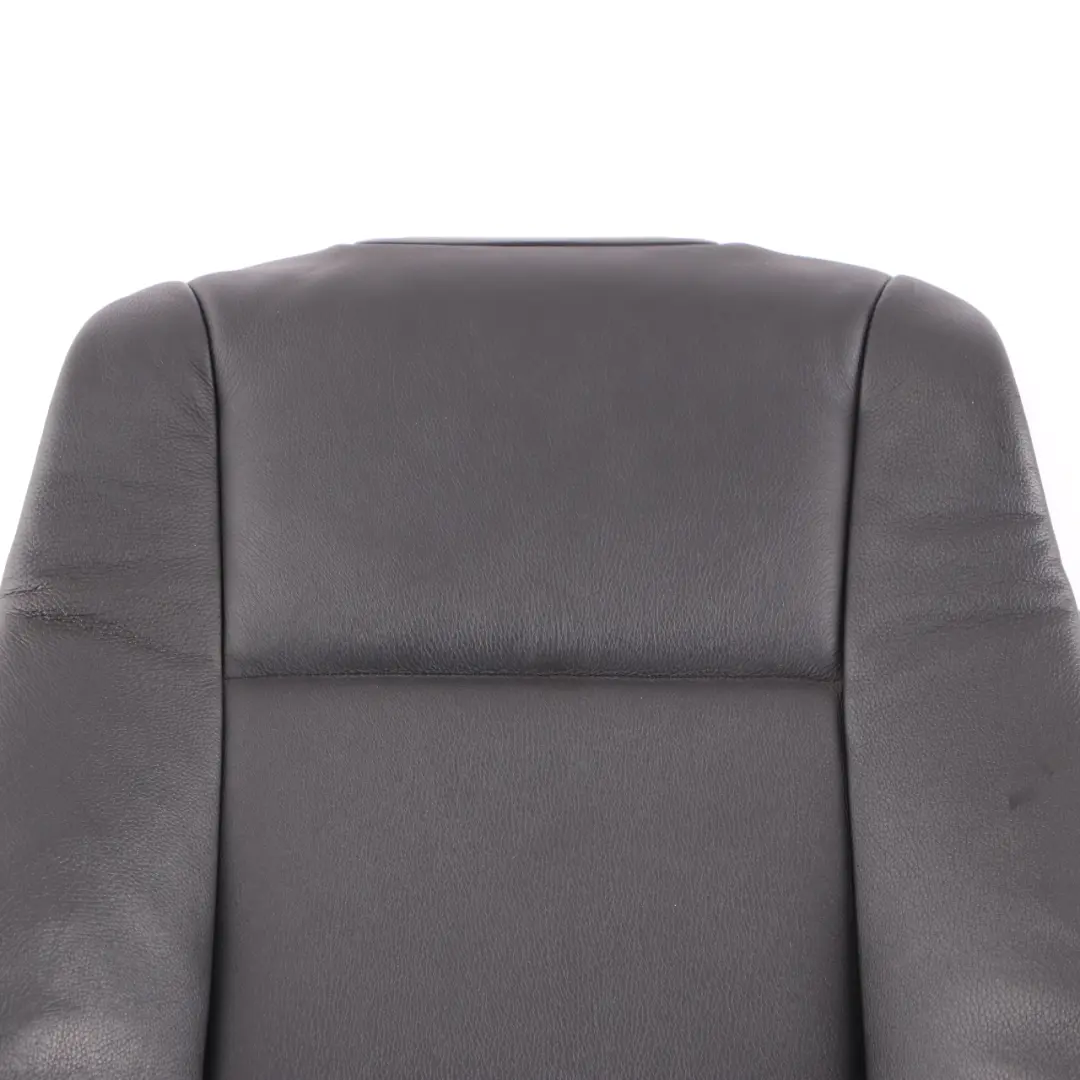 BMW E60 E61 Seat Backrest Front Left Right Comfort Seat Cover Leather Black