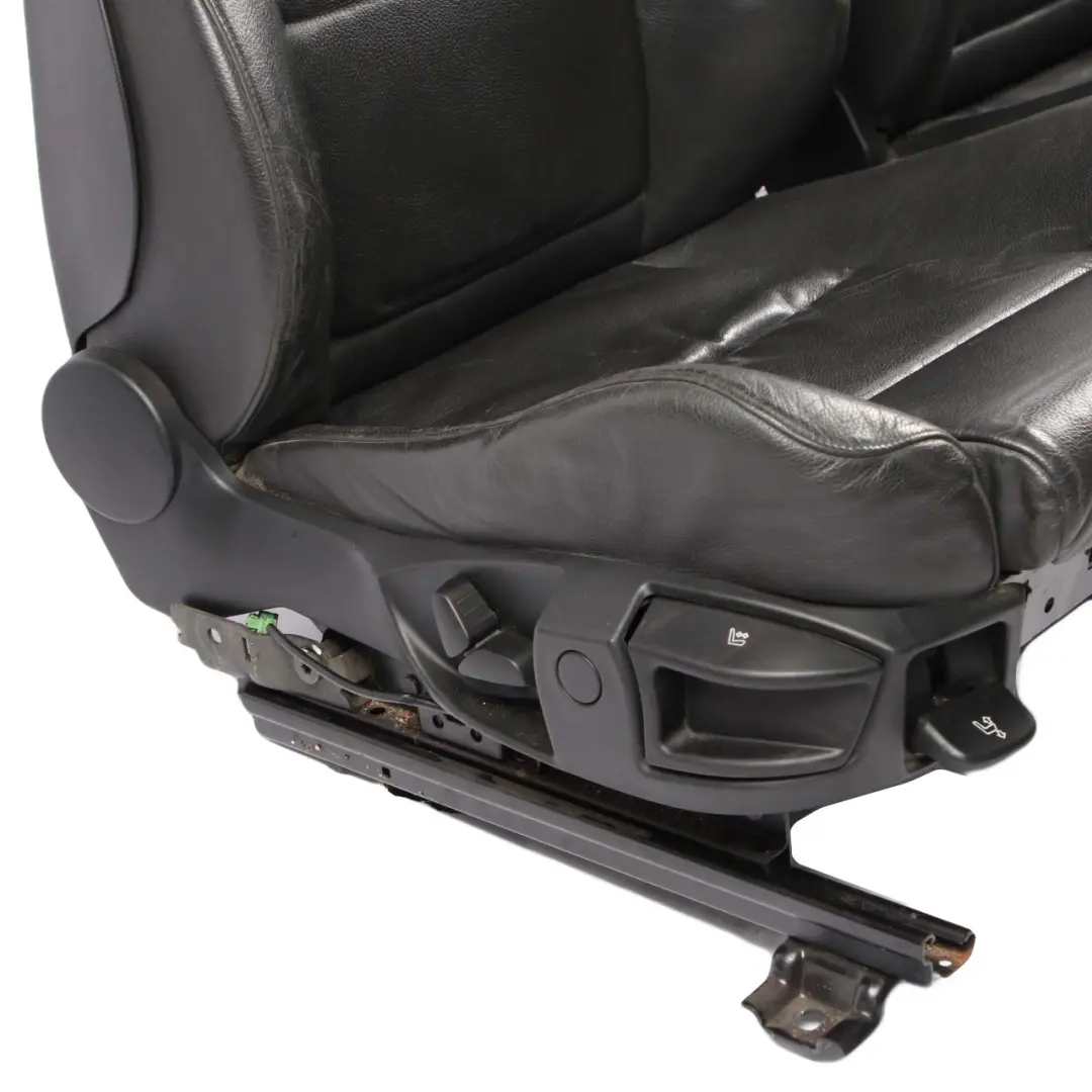 BMW 5 Series E60 Seats Sport Black Leather Interior Front Rear Seat Door Cards