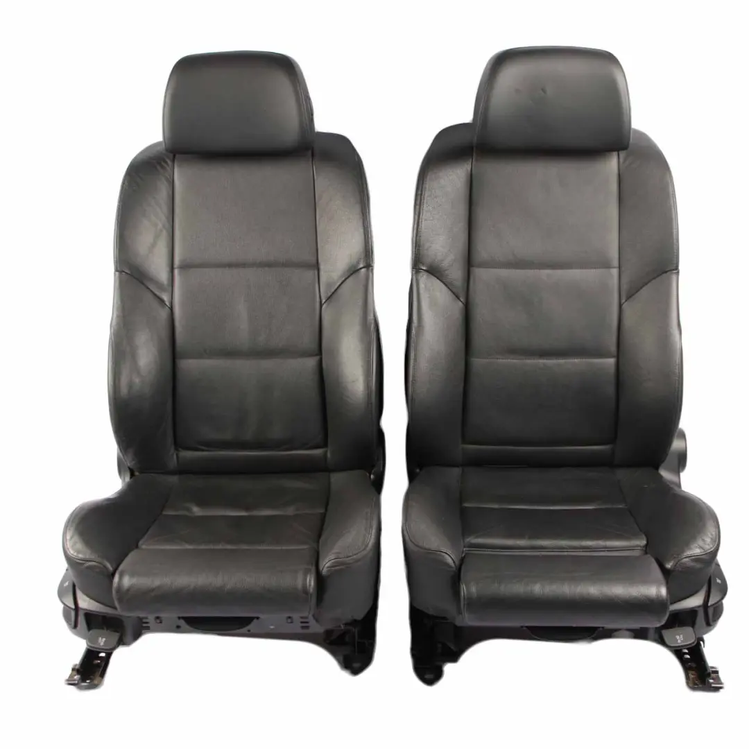 Leather Seats BMW E60 Sport Black Dakota Interior Front Driver Passenger Seat 