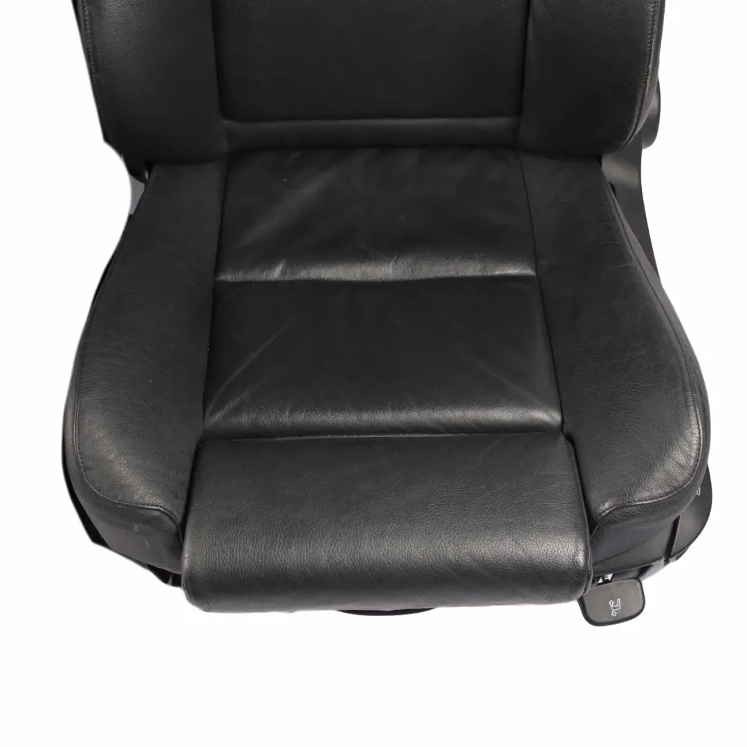 Leather Seats BMW E60 E61 LCI Sport Heated Black Dakota Interior Front Seat 