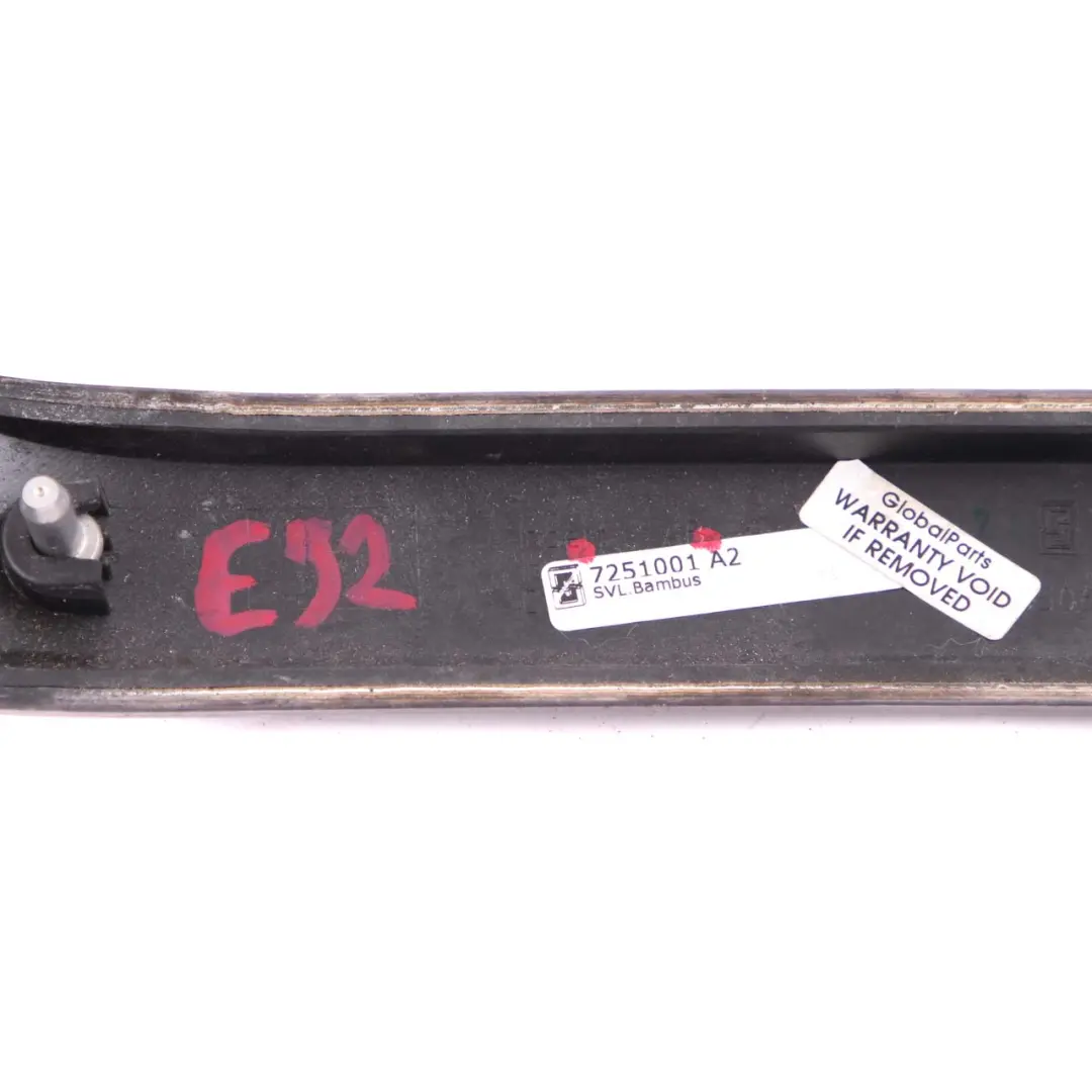 BMW E92 E93 LCI Zierleiste Abdeckung Hinten Links Holzmaserung Bambus 7251001