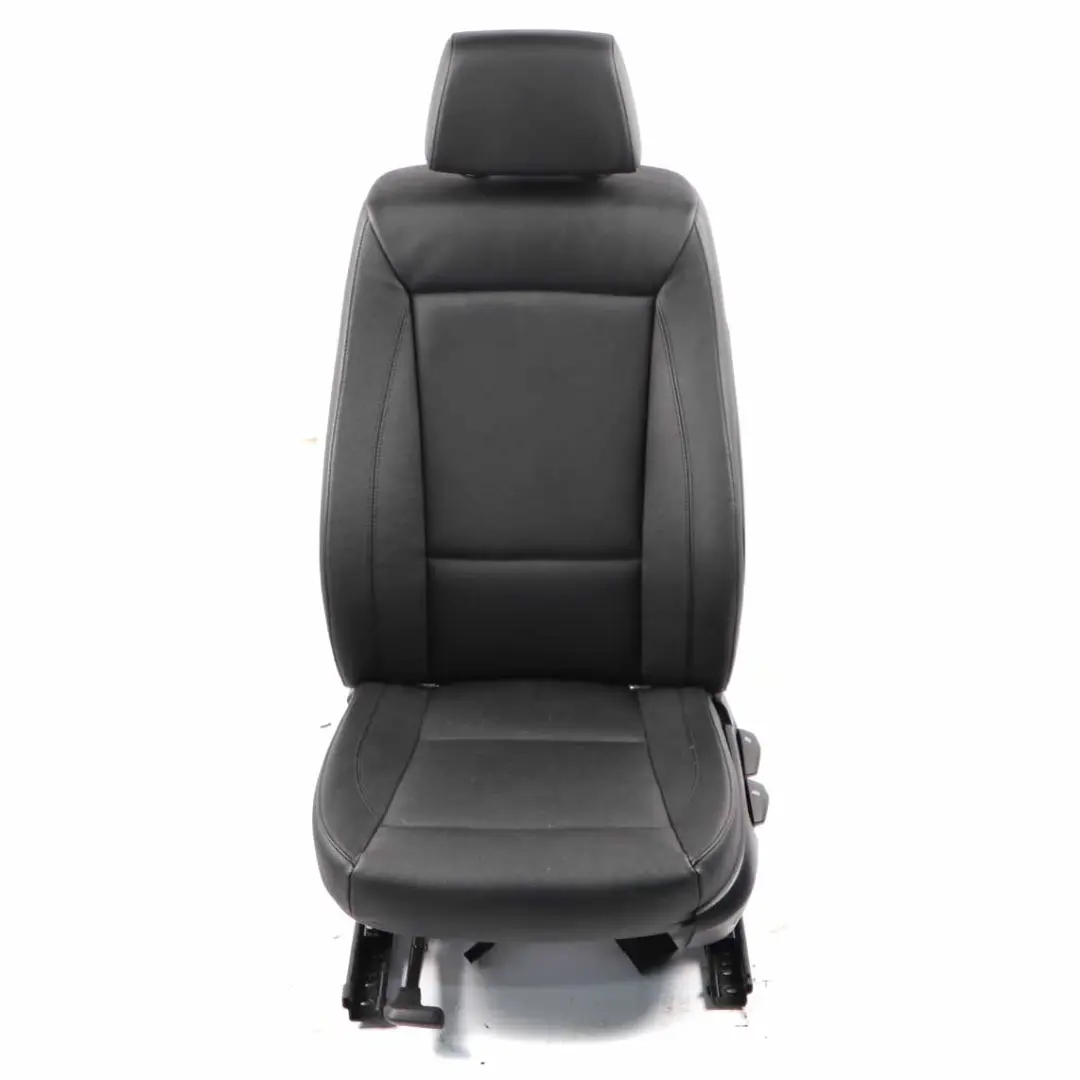 BMW E87 Front Seat Left N/S Leather Boston Black Interior Heated