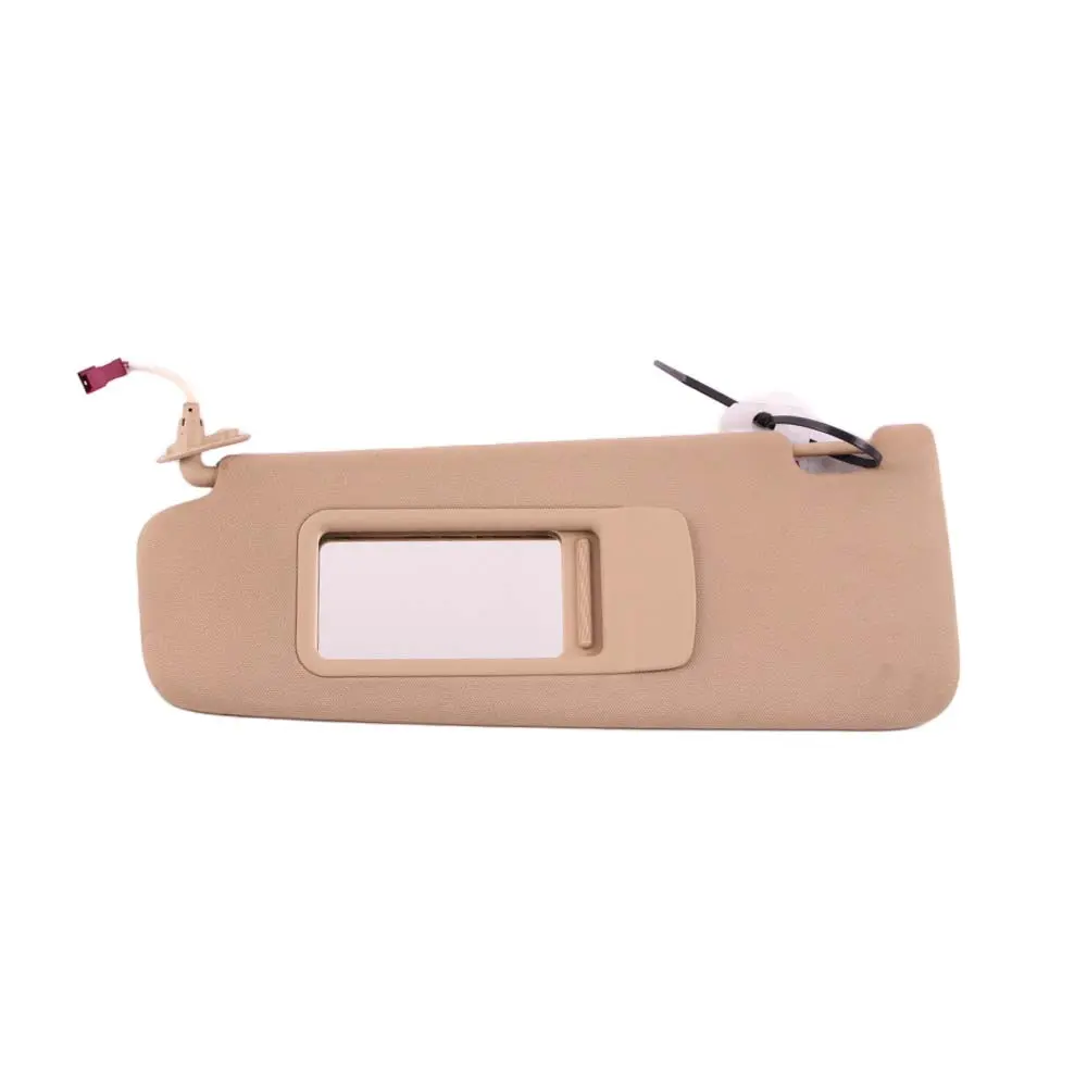 BMW X1 3 Series E84 E90 E91 Cloth Sun Visor With Mirror Beige Left N/S 7252009