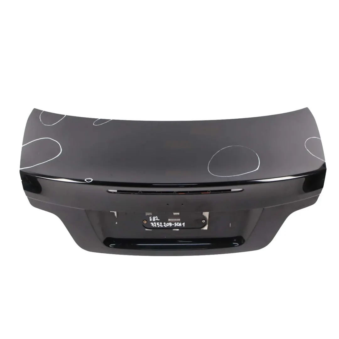 BMW 1 E82 Coupé Tailgate Boot Trunk Lid Schwarz 2 Black - 668