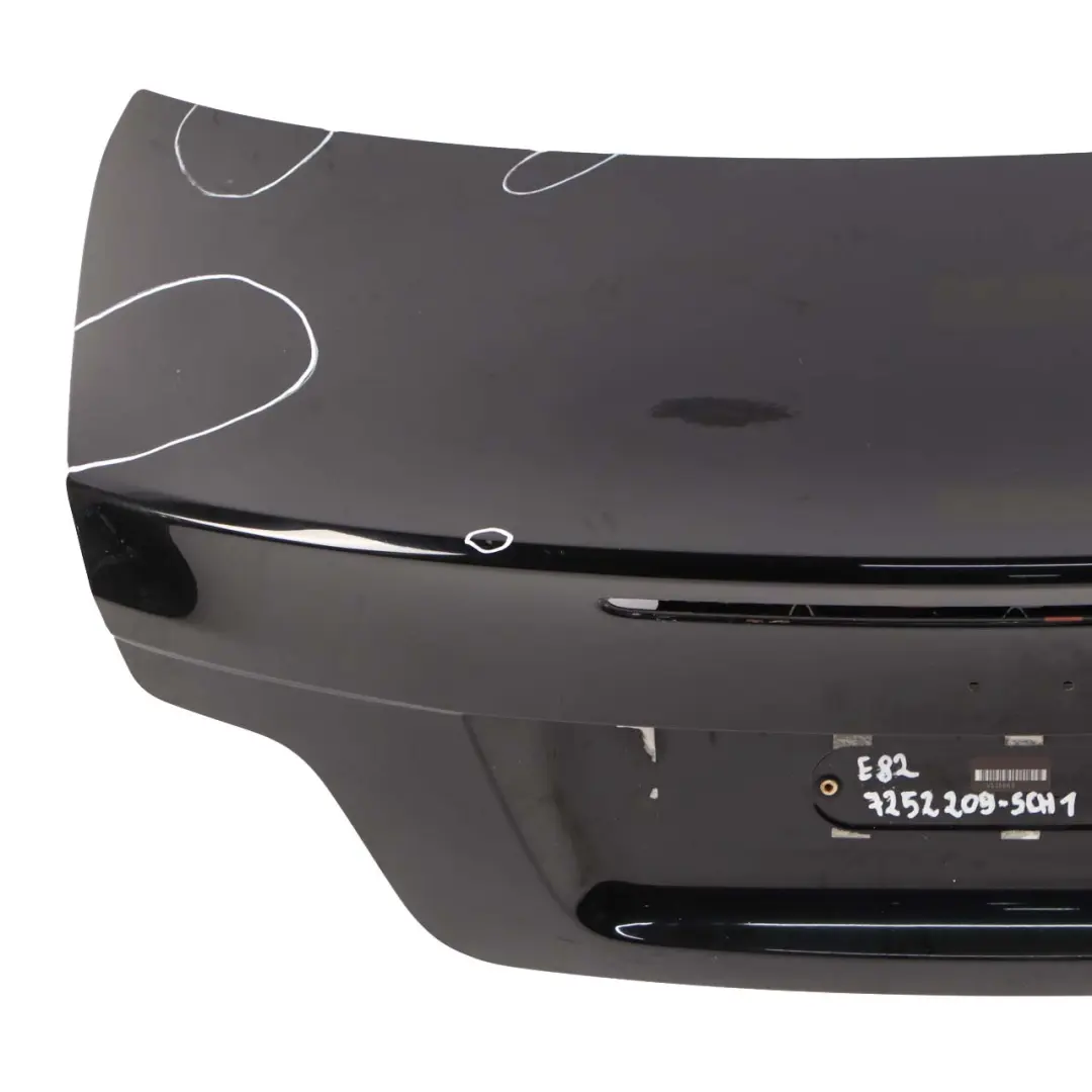 BMW 1 E82 Coupé Tailgate Boot Trunk Lid Schwarz 2 Black - 668